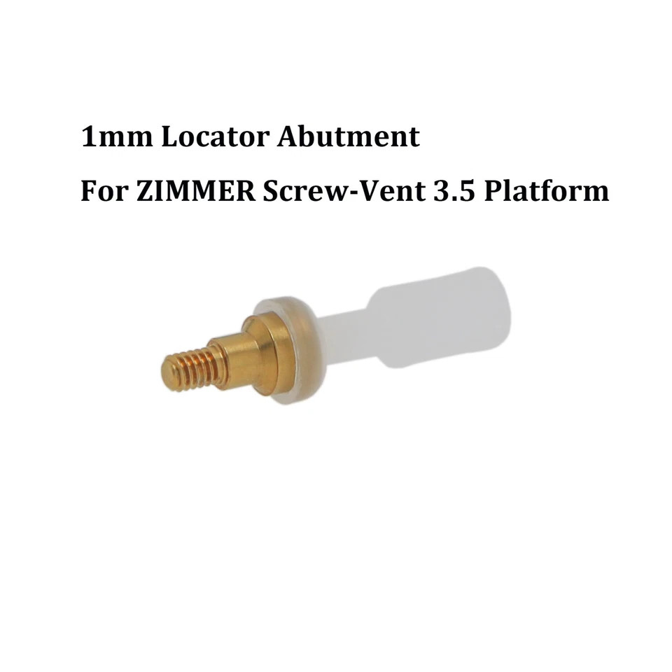 US Locator Abutment Zimmer TSV Ø3.5mm 5 Heights 1-5mm Overdenture Dental US Locator Abutment Zimmer TSV Ø3.5mm 5 Heights 1-5mm Overdenture Dental