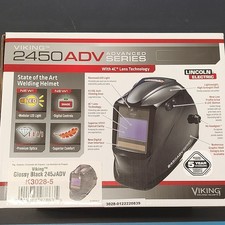Lincoln Electric Viking 2450ADV Auto-Darkening 4C Helmet Glossy Black K3028-5 picture