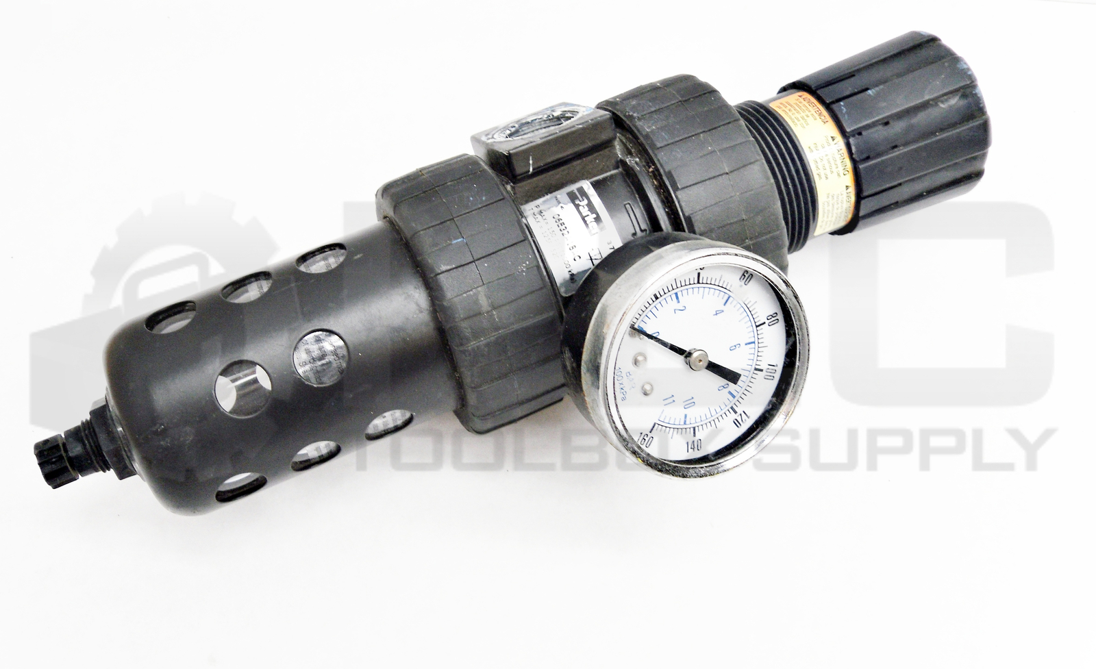 PARKER 06E32A18AC AIRFILTER/REGULATOR w/GAUGE 0-160PSI PARKER 06E32A18AC AIRFILTER/REGULATOR w/GAUGE 0-160PSI