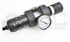 PARKER 06E32A18AC AIRFILTER/REGULATOR w/GAUGE 0-160PSI picture