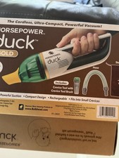 Duck Gold Cordless Handheld Vacuum, Bagless, HEPA, Rechargeable, Attachments picture