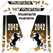 Fits Mustang 2042 Decal Kit Skid Steer Replacement Stickers - 3M Vinyl picture