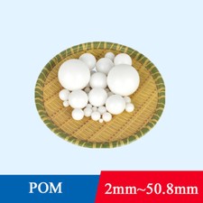 POM Plastic Ball Solid Round Paraformaldehyde Bearing Ball Bead White 2mm~50.8mm picture