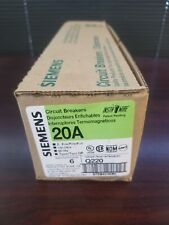 Siemens ITE Q220 2 Pole 20A Stab In Breaker Box of 6 NEW Breakers picture