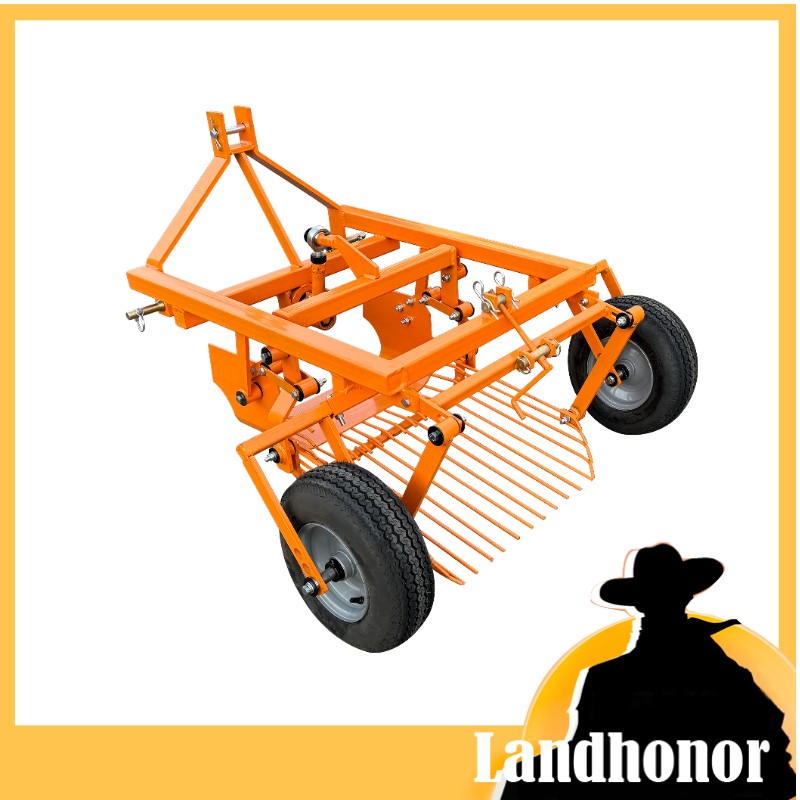 Landhonor 3 Point One Row Potato Harvester Potato Digger Picker PTO Driven Landhonor 3 Point One Row Potato Harvester Potato Digger Picker PTO Driven