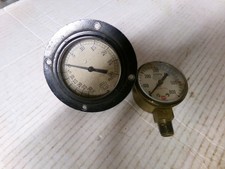 Vintage US Gauge Co NY Vacuum Pressure Gauges Lot of 2 picture