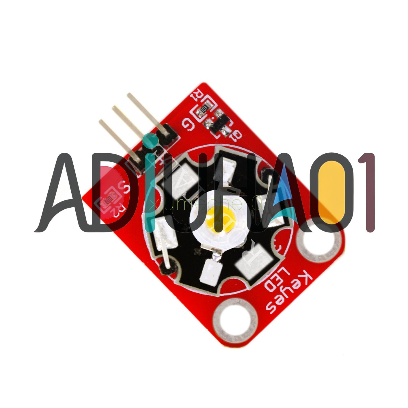 3W High-Power KEYES LED Module with PCB Chassis for Arduino STM32 AVR
