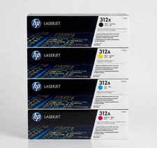 HP 312X Black / 312A C/M/Y Toner Set 4-Pack High Yield for M476dw picture