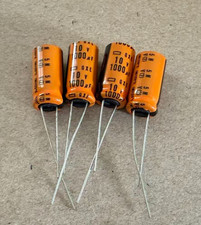 4x NCC 1000uf 10v Radial Electrolytic Capacitors / 125°C Low ESR Long Life picture