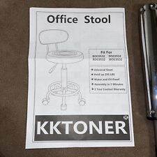 KKTONER Home Office Desk Chair Height Adjustable Swivel Rolling Stool Chair picture