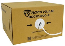 Rockville RCC12-500-2 CL2 Rated 12 AWG 500' CCA Speaker Wire In Wall Ceiling 70V picture