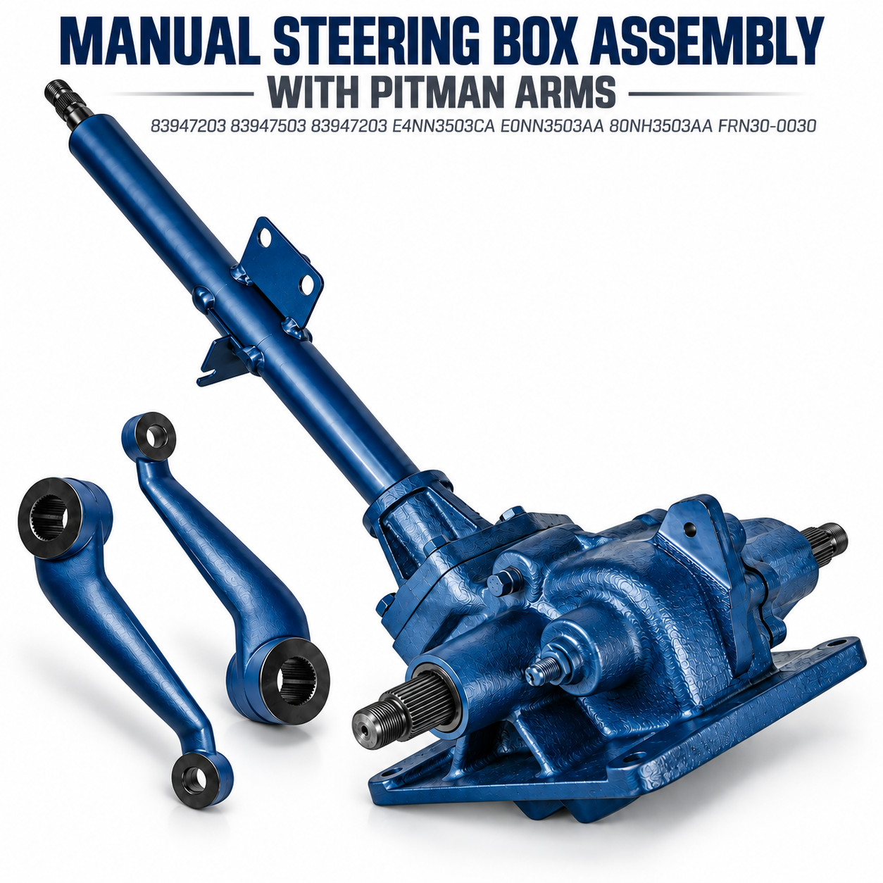 Complete Steering Box w/ Arms fits Ford E0NN3503AA 4610 5030 2000 3000 83947203 Complete Steering Box w/ Arms fits Ford E0NN3503AA 4610 5030 2000 3000 83947203