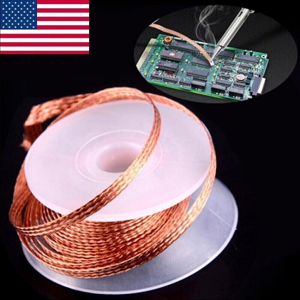 1PC 3.0mm 1.5M Desoldering Braid Solder Remover Wick Wire Repair Tool New 1PC 3.0mm 1.5M Desoldering Braid Solder Remover Wick Wire Repair Tool New