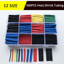 560PCS Heat Shrink Tubing 2:1 Electrical Wire Cable Wrap Insulation Tube Kit picture