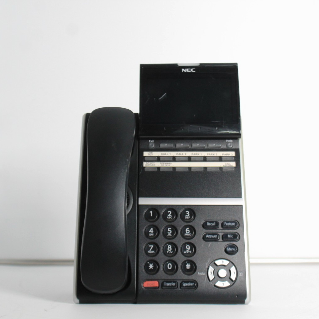 Lot of 10 NEC ITZ-12CG-3 IP Office Phones w/ Handsets & Stands Lot of 10 NEC ITZ-12CG-3 IP Office Phones w/ Handsets & Stands