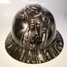 NEW FULL BRIM Hard Hat custom hydro dipped JESUS WITH ANGELS PREMIUM EDITION  picture