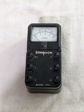 Vintage SIMPSON MODEL 370 Alternating Current Amperes  picture