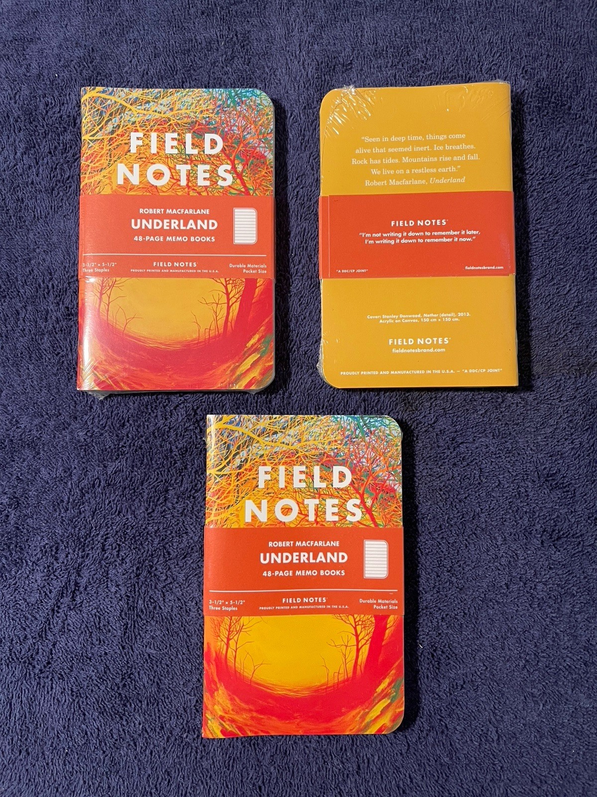 Brand New/Never Opened - Field Notes -Robert Macfarlane Underland