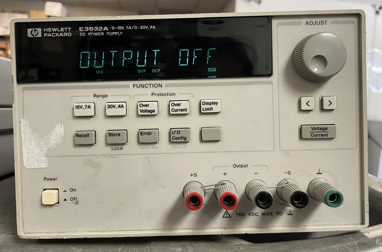 Agilent Keysight E3632A Programmable DC Power Supply 0-15V 7A / 0-30V 4A Agilent Keysight E3632A Programmable DC Power Supply 0-15V 7A / 0-30V 4A