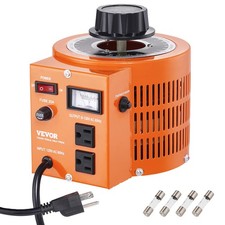 20Amp Variac Transformer Variable AC Voltage Regulator Metered 2000VA 0-130V picture
