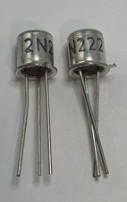 2N2222A Genuine TI TO-18 Transistor Factory Original New Old Stock X 2 picture