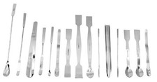 15 Piece Scoop & Spatula Set - Assortment - Stainless Steel - Eisco Labs picture