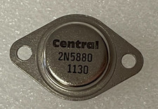 Central Semiconductor 2N5880  Transistor GP BJT PNP 80V 15A 3-Pin(2+Tab) TO-3 picture