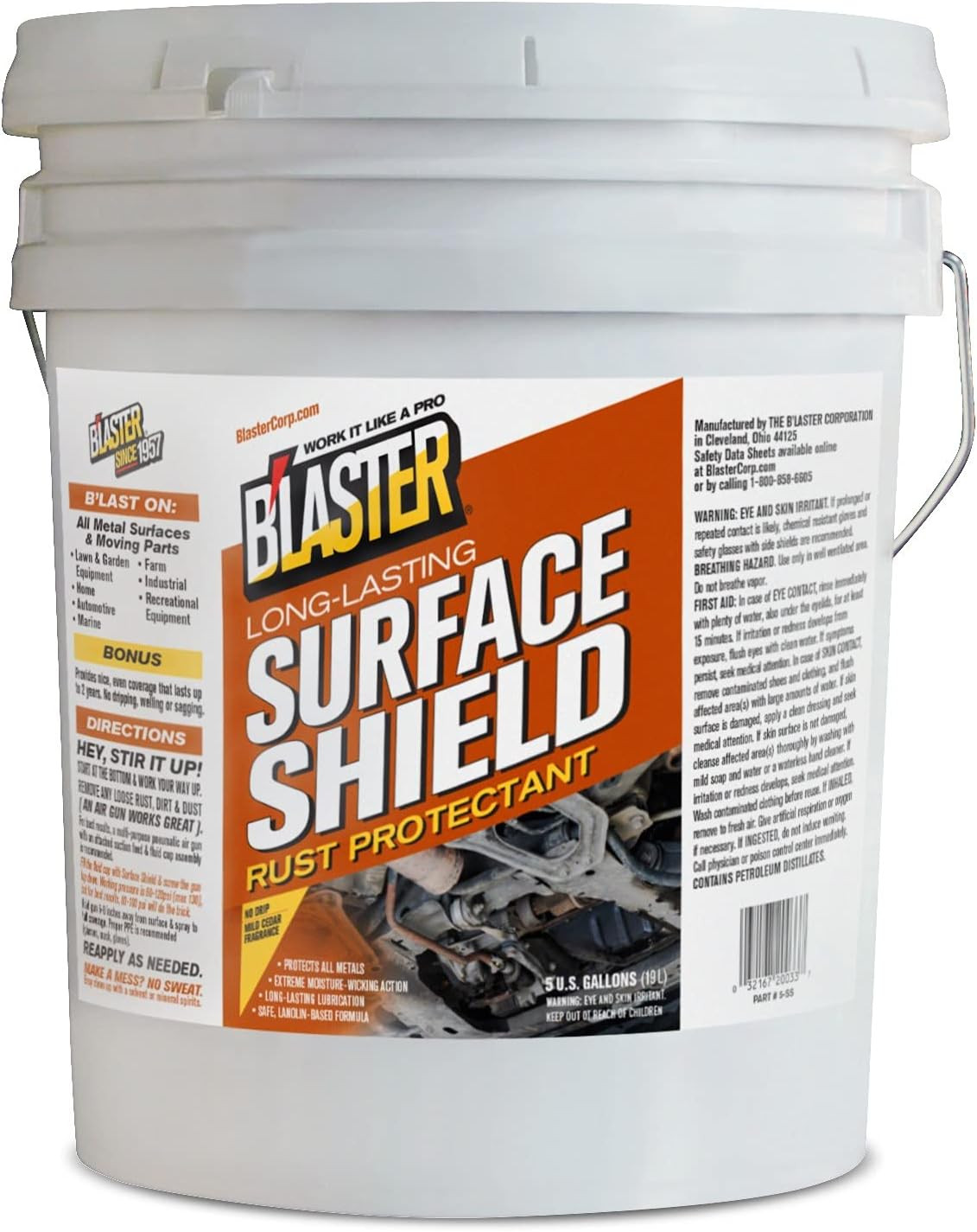 B’Laster Surface Shield anti Rust for Metal – Rust Prevention for Tools, Equipme