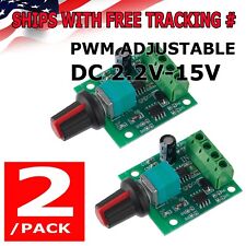 PWM Motor Speed Controller (2pcs) 2A Low Voltage DC LED Dimmer 1.8v 3v 5v 6v 12v picture