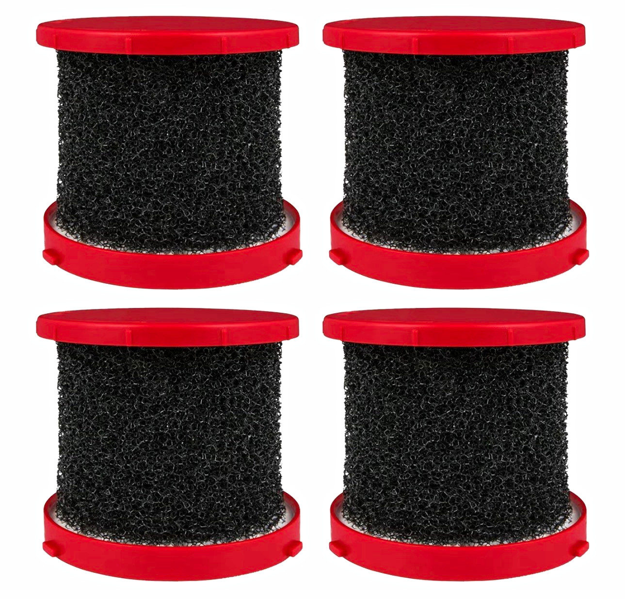4 Pack Replacement Vacuum Foam Filters for 49-90-2015 Washable 