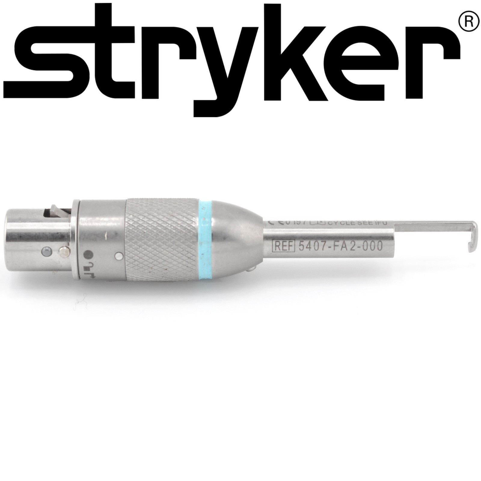 Stryker 5407-FA2-000 Signature Elite 16.0 mm Footed Attachment Blue Stryker 5407-FA2-000 Signature Elite 16.0 mm Footed Attachment Blue
