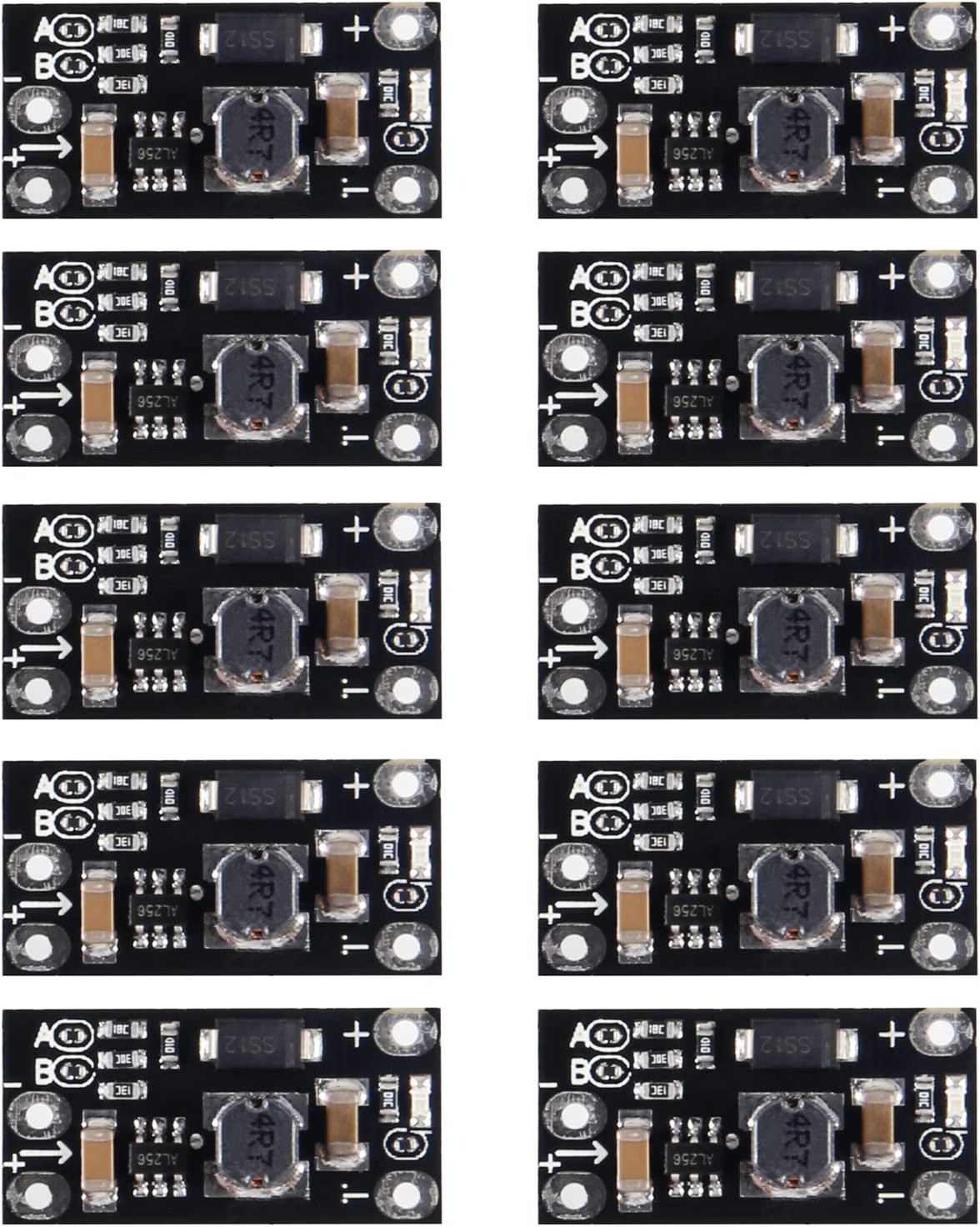 10pcs 3.7V to 5V 8V 9V 12V Mini DCDC Boost Module Step Up Board with LED Indi... 10pcs 3.7V to 5V 8V 9V 12V Mini DCDC Boost Module Step Up Board with LED Indi...