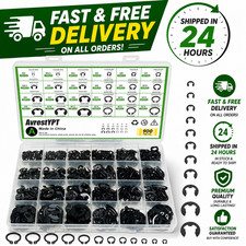 900Pcs C Clips Assortment and E Clips Assortment Set , External Retaining picture