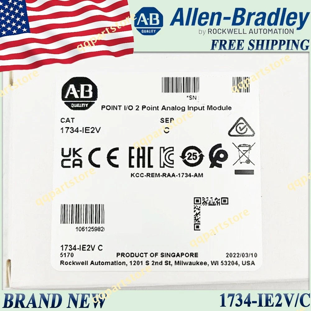 Brand New AB 1734-IE2V/C 2 Point 1734IE2V Analog Input Module US Stock Brand New AB 1734-IE2V/C 2 Point 1734IE2V Analog Input Module US Stock