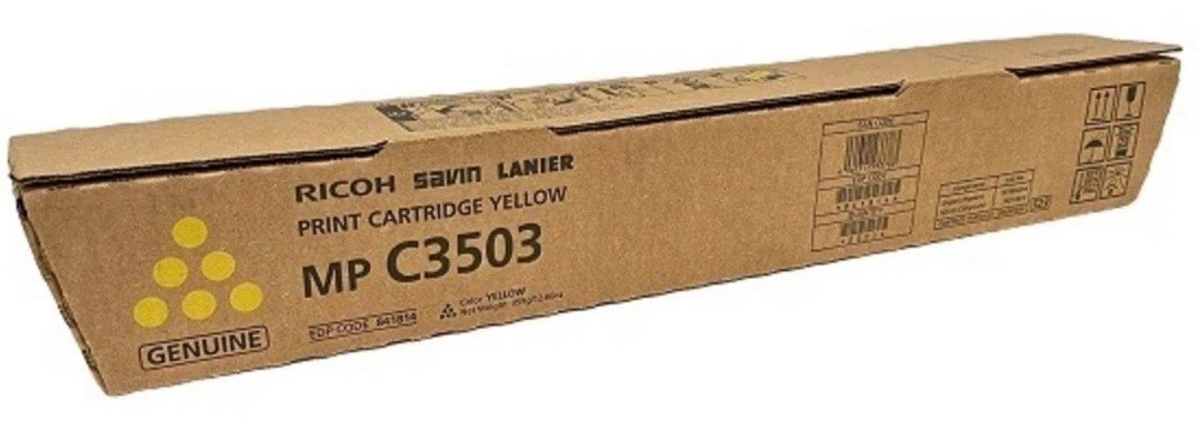 Genuine Ricoh 841814 Print Cartridge YELLOW MP C3503