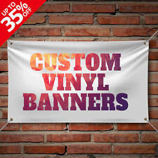 Anley Custom Vinyl Banner - 13oz Heavy Duty Vinyl Sign - Personalized Banner picture