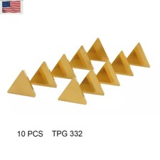10PCS TPG-322 TIN CNC CARBIDE INSERTS-golden TPGN160308 picture