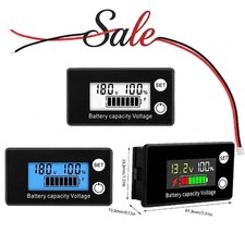 Battery Capacity Indicator Voltmeter Lithium Voltage Meter Tester Monitor Gauge picture