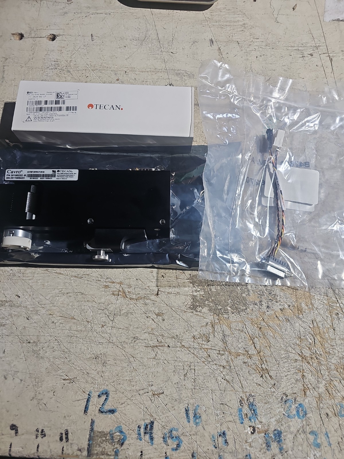 NEW Tecan Cavro PN:30190222-B PUMP (C2) CENTRIS 3P CER BCI W/1.0ML syringe #r100