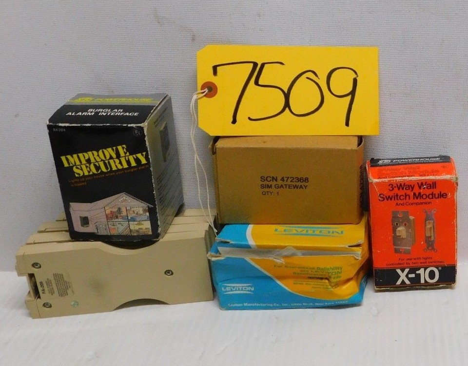 Electrical Tools 8 pc Various Asst. Safety  Contracting Items Leviton & X-10