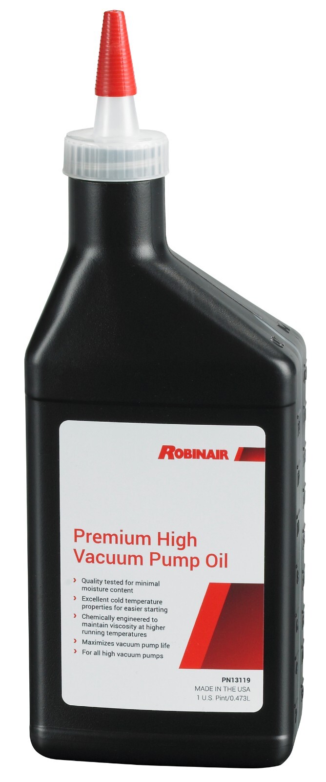 Robinair, 13119-1 - Premium High Vacuum Pump Oil, Pint bottle Robinair, 13119-1 - Premium High Vacuum Pump Oil, Pint bottle