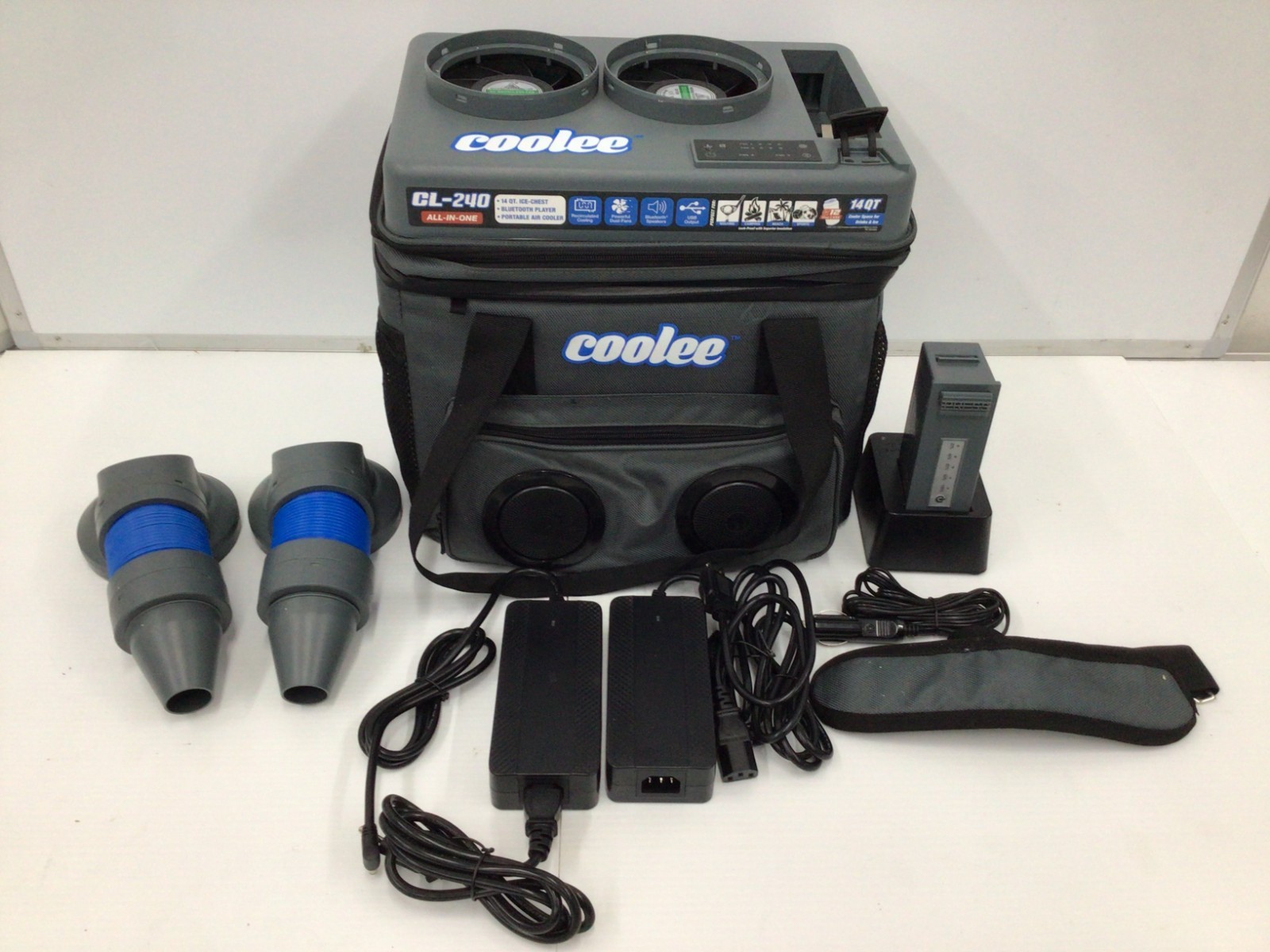 Cool Boss CL-240 GRAY/BLUE Coolee 3-in-1 Portable Air Cooler Cool Boss CL-240 GRAY/BLUE Coolee 3-in-1 Portable Air Cooler