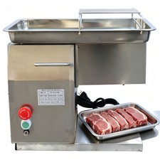 QX 8mm Electric Meat Cutting Machine Commercial Meat Cutter 250KG/h 110V 550W picture