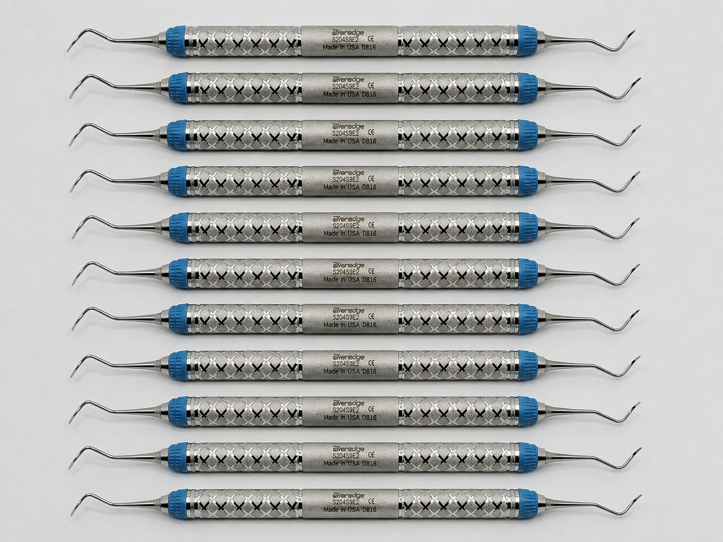 Lot of 12 Hu Friedy Everedge S204S9 Sickle Scaler (Quantity 12) Lot of 12 Hu Friedy Everedge S204S9 Sickle Scaler (Quantity 12)