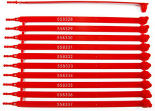 1000 Red Plastic Security Seals Numbered Tamper Evident Truck Trailer Container picture