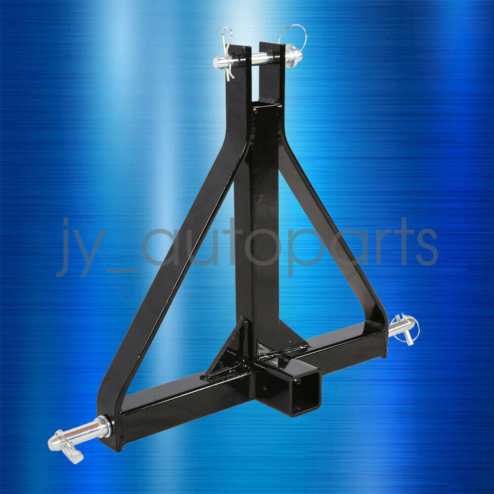 3 Point Trailer Receiver Hitch Tow Drawbar Cat One Tractor Thicken Steel Upgrade