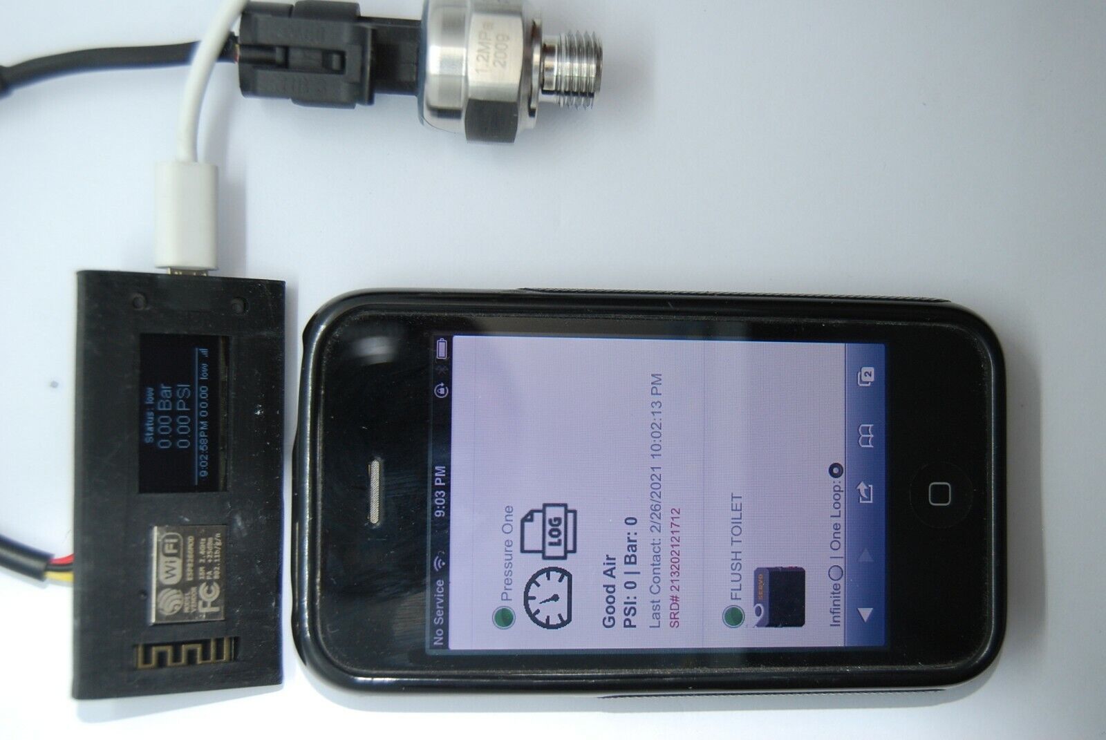 (Wi-Fi) Pressure Transducer Sender G1/4\