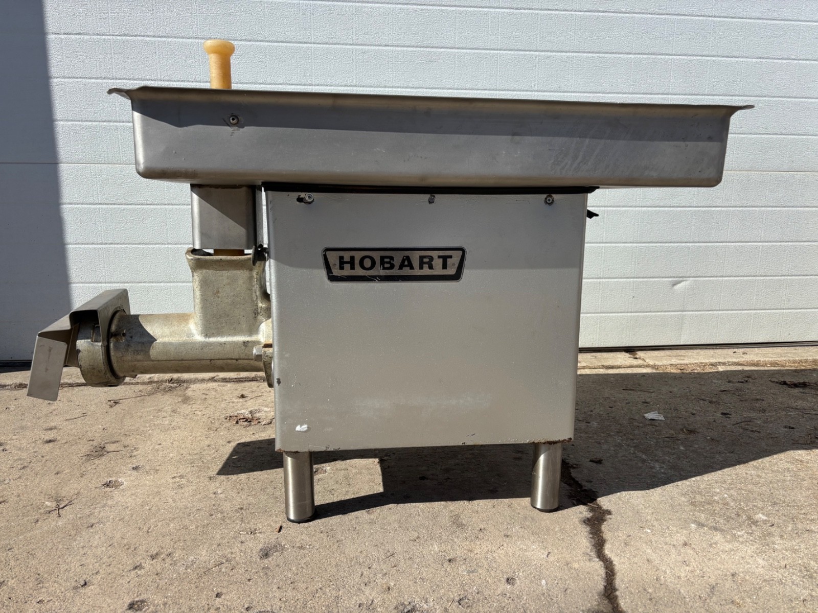 Hobart 4732 Tabletop Meat Grinder SINGLE PHASE WORKS GREAT