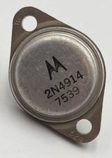 QTY 1 2N4914 MOTOROLA 5 A, NPN, Si, POWER TRANSISTOR, TO-3 NOS US SELLER picture