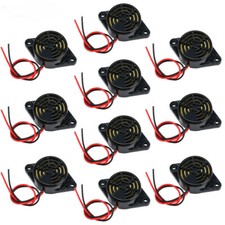 10PCS SFM-27 Active Piezo Alarm Buzzer 95dB (3 – 24 VDC) 12V DC Continuous Beep picture